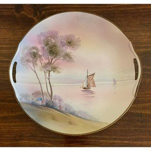 Vintage Double Handled Nippon Platter